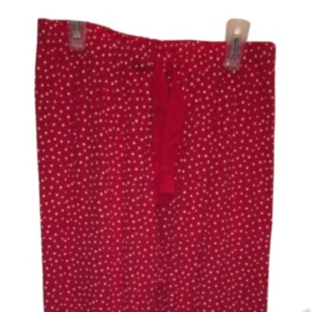 Lands’ End Red & White Polka Dot Pajama Pants